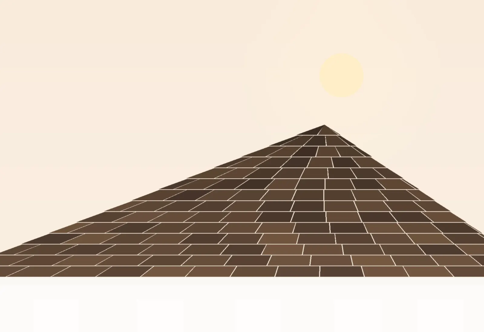 Dark shingle roof with a triangular gable vent