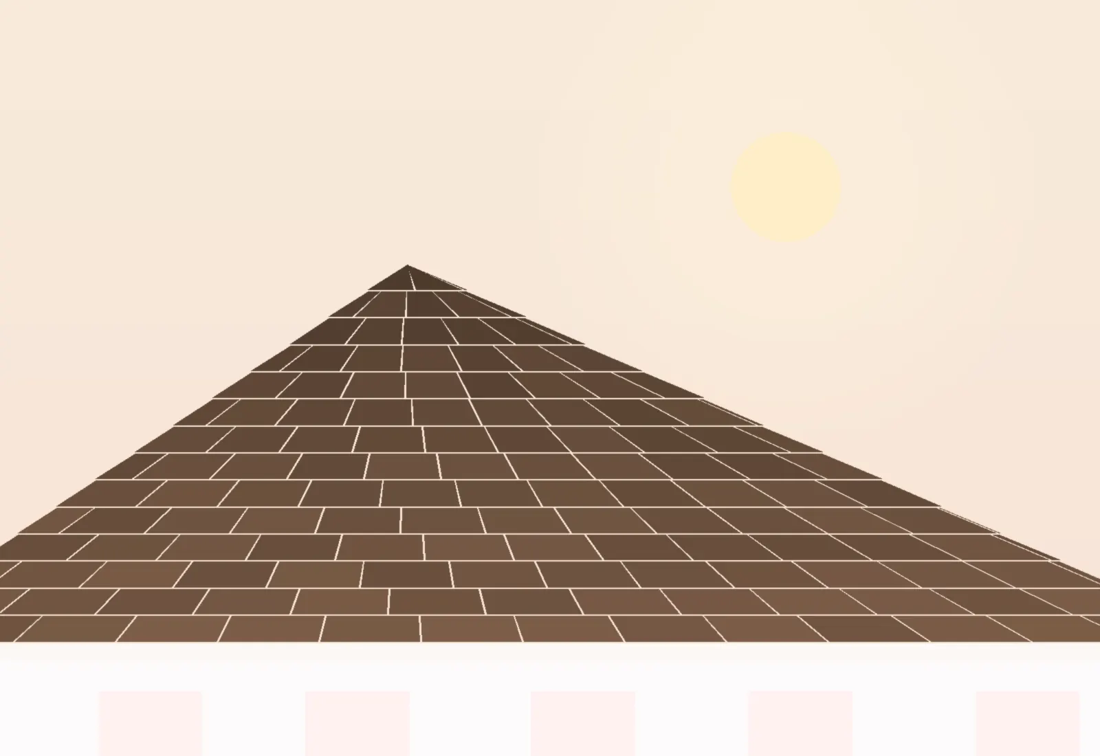 A brown and white house